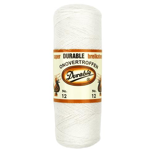 Durable breikatoen No 12 wit 009