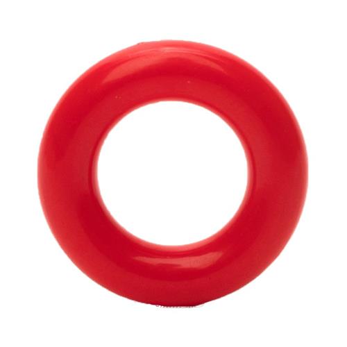 Plastic Ringetjes 25 mm kleur 722 rood Kaart á 5 stuks