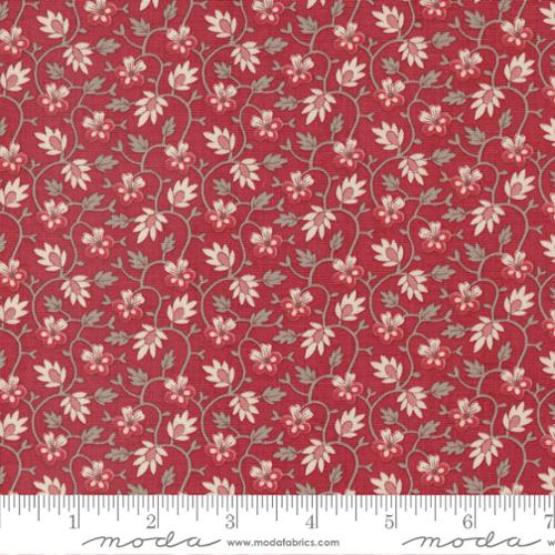 Quiltstof op rol 110 cm breed Moda French General Chateau De Chantilly 13945-14 Rouge