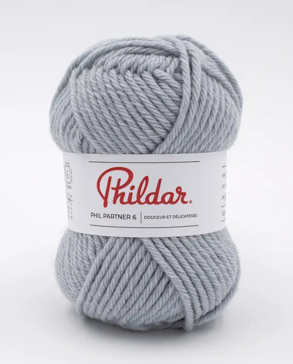12855_1057_S1 Phildar Partner 6 kleur 1057 Givre