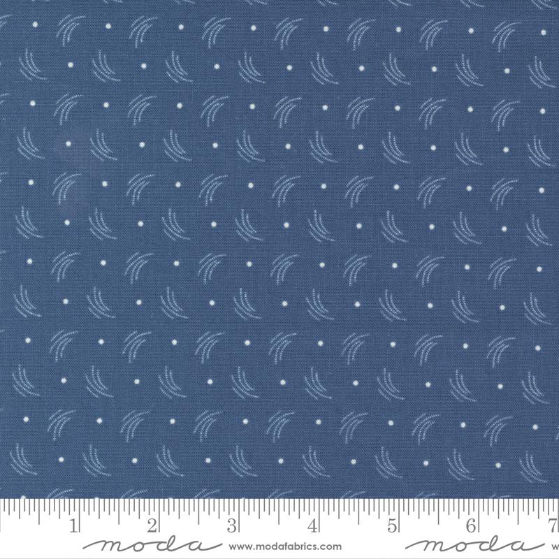 Quiltstof op rol 110 cm breed Moda Blueberry 3036 17 Bunny Hill design