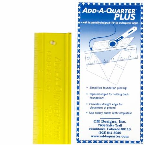 ADA06PLUS Ruler Add A Quarter 6 inch (naadtoeslag lineaal)