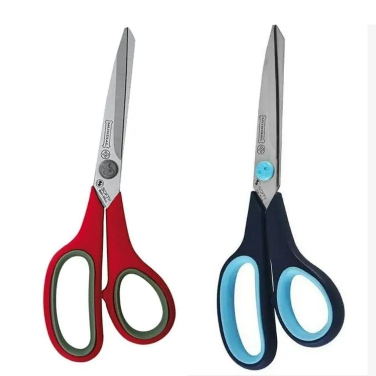 Mundial Soft Grip schaar 21.5 cm 1 stuks rood of blauw.. - Afbeelding 3