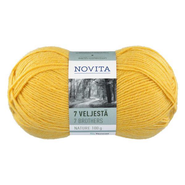 Novita 7 Veljestä 7 Brothers Nature kleur 285 saffron