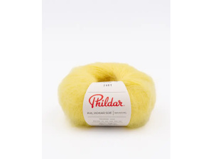 Phil Mohair Soie kleur 2461 Jaune