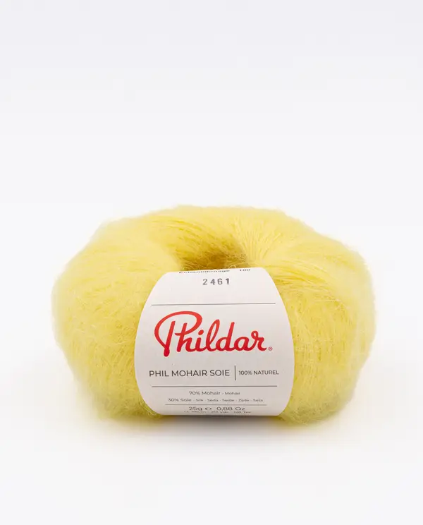 41195_2461_S1 Phil Mohair Soie kleur 2461 Jaune