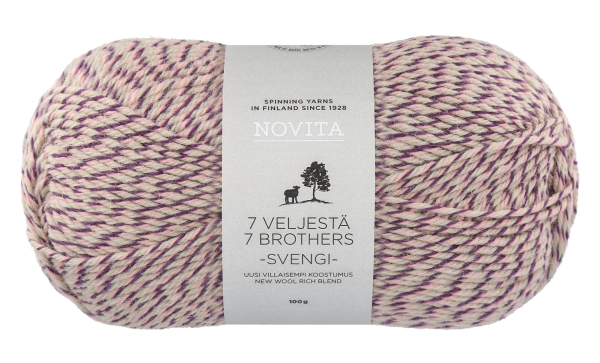 Novita 7 Veljestä 7 Brothers Svengi kleur 8141 marshmellow