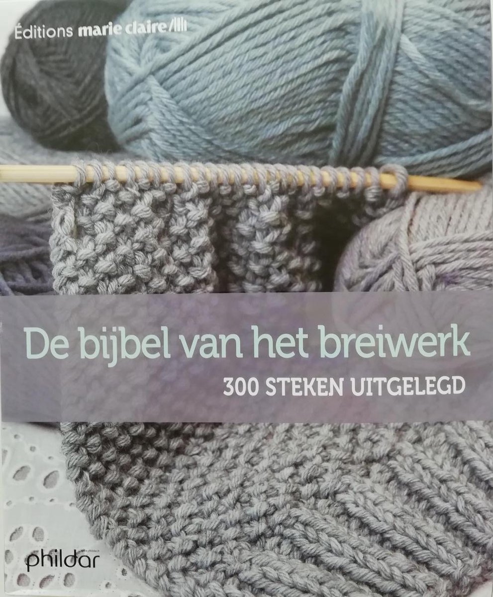 Boek De bijbel van het breiwerk 300 steken uitgelegd