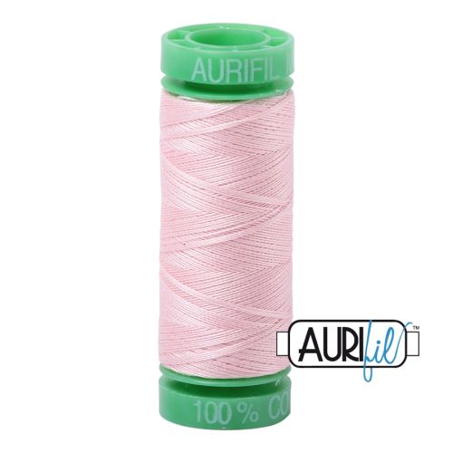 Aurifil Cotton Mako 40 kleur 2410 Pale Pink 150 meter