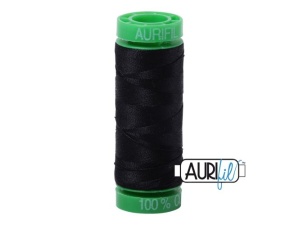 Aurifil Cotton Mako 40 kleur 2692 Black 150 meter