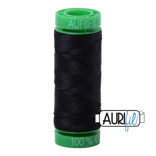 Aurifil Cotton Mako 40 kleur 2692 Black 150 meter