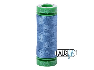 Aurifil Cotton Mako 40 kleur 2725 Light Wedgewood 150 meter