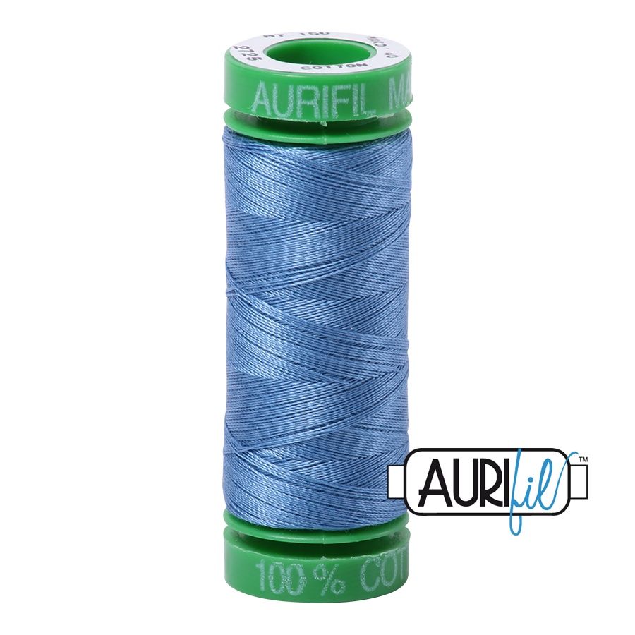 Aurifil Cotton Mako 40 kleur 2725 Light Wedgewood 150 meter