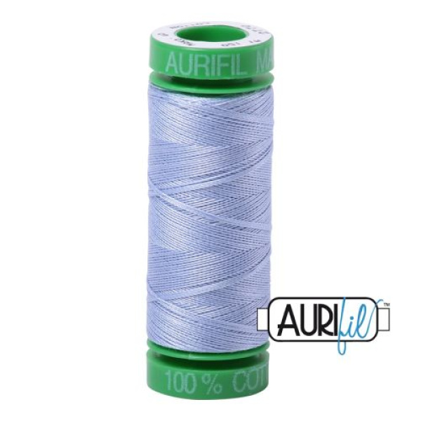 Aurifil Cotton Mako 40 kleur 2770 Very Light Delft 150 meter