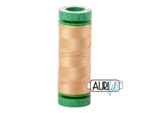 Aurifil Cotton Mako 40 kleur 5001 Ocher Yellow 150 meter