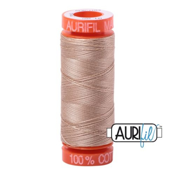 Aurifil Cotton Mako 50 kleur 2314 Beige 200 meter