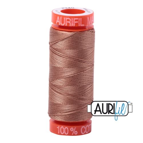Aurifil Cotton Mako 50 kleur 2340 Cafe Au Lait 200 meter