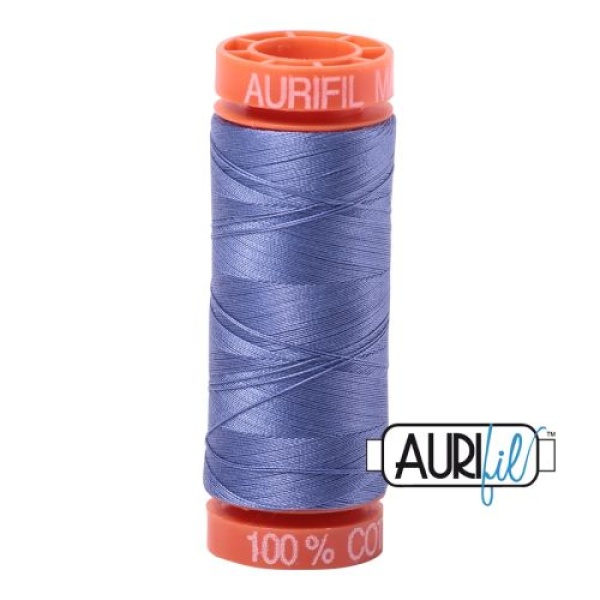 Aurifil Cotton Mako 50 kleur 2525 Dusty Blue Violet 200 meter
