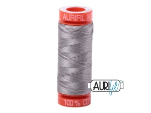 Aurifil Cotton Mako 50 kleur 2620 Stainless Steel 200 meter