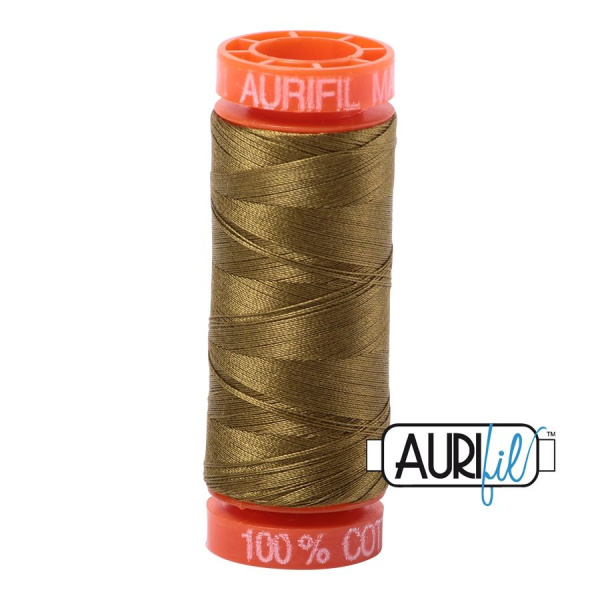 Aurifil Cotton Mako 50 kleur 2910 Medium Olive 200 meter