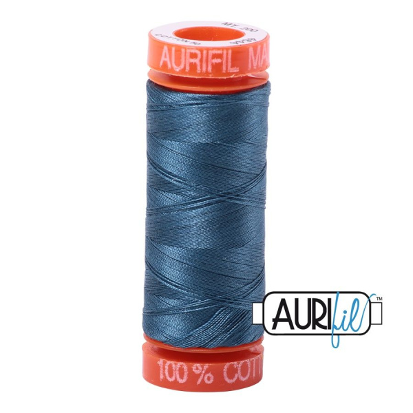 Aurifil Cotton Mako 50 kleur 4644 Smoke Blue 200 meter