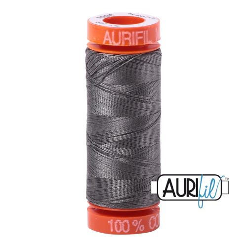 Aurifil Cotton Mako 50 kleur 5004 Grey Smoke 200 meter