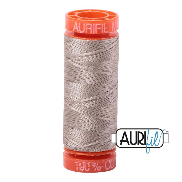 Aurifil Cotton Mako 50 kleur 5011 Rope Beige 200 meter