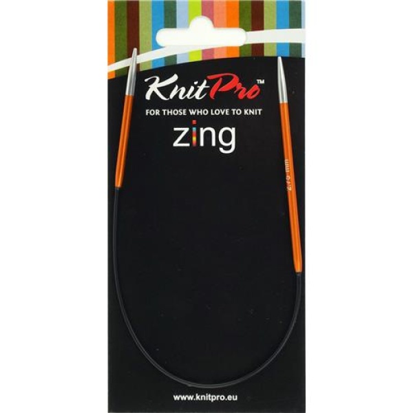 Knit pro zing rondbreinaald aluminium 25 cm 2/75 mm