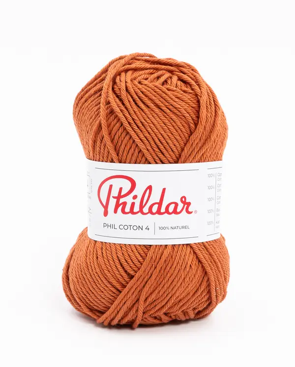 31406_2379_S1 Phil Coton 4 kleur 2379 Terracotta