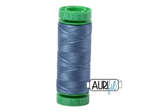 Aurifil Mako 40 kleur 1126 Blue Grey 150 meter Cotton