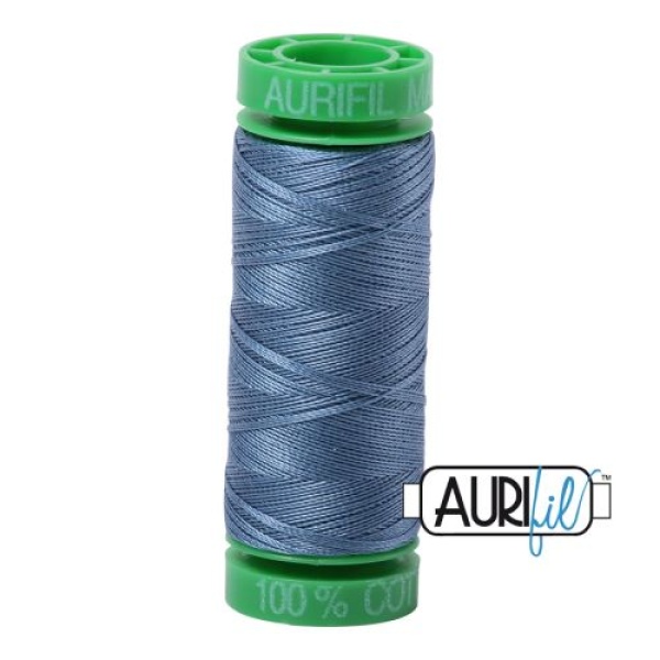 Aurifil Mako 40 kleur 1126 Blue Grey 150 meter Cotton