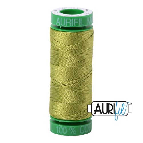 Aurifil Mako 40 kleur 1147 Light Leaf Green 150 meter Cotton.