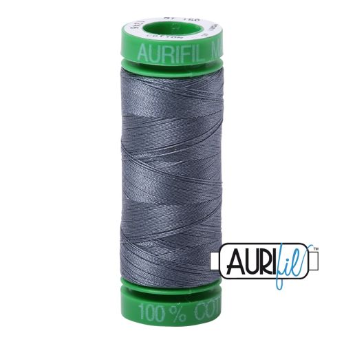 Aurifil Mako 40 kleur 1246 Dark Grey 150 meter Cotton