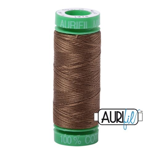 Aurifil Cotton Mako 40 kleur 1318 Dark Sandstone 150 meter