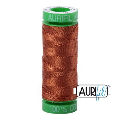 Aurifil Mako 40 kleur 2155 Cinnamon 150 meter Cotton