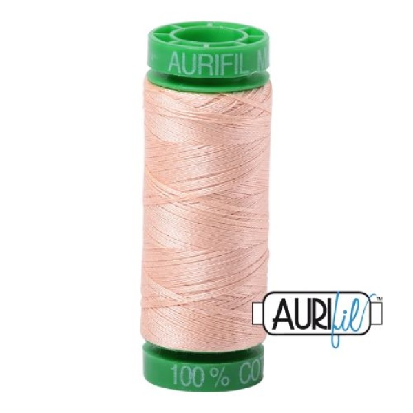 Aurifil Mako 40 kleur 2205 Apricot 150 meter Cotton