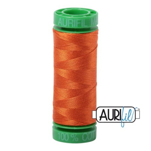 Aurifil Mako 40 kleur 2235 Orange 150 meter Cotton