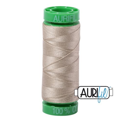 Aurifil Mako 40 kleur 2324 Stone 150 meter Cotton