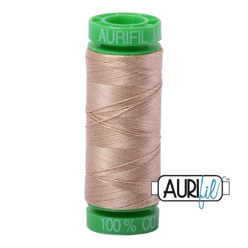 Aurifil Mako 40 kleur 2326 Sand 150 meter Cotton