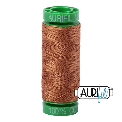Aurifil Mako 40 kleur 2335 Light Cinnamon 150 meter Cotton