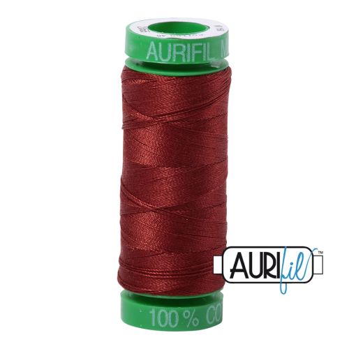 Aurifil Mako 40 kleur 2355 Rust 150 meter Cotton