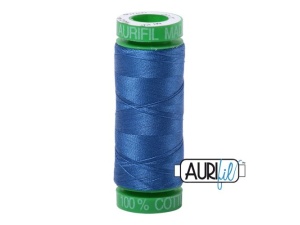 Aurifil Mako 40 kleur 2730 Delft Blue 150 meter Cotton