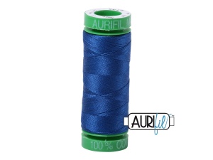 Aurifil Mako 40 kleur 2735 Medium Blue 150 meter Cotton