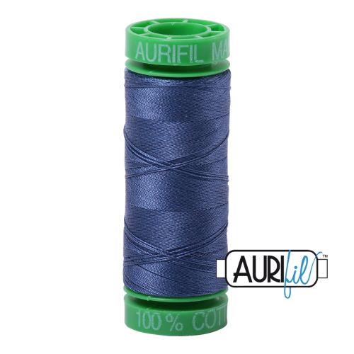 Aurifil Mako 40 kleur 2775 Steel Blue 150 meter Cotton