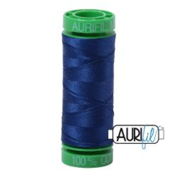 Aurifil Cotton Mako 40 kleur 2780 Dark Delft Blue 150 meter