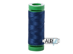 Aurifil Mako 40 kleur 2783 Medium Delft Blue 150 meter Cotton