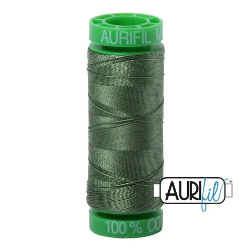 Aurifil Mako 40 kleur 2890 Very Dark Grass Green 150 meter Cotton