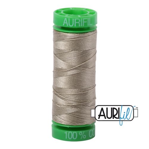 Aurifil Mako 40 kleur 2900 Light Kakhy Green 150 meter Cotton