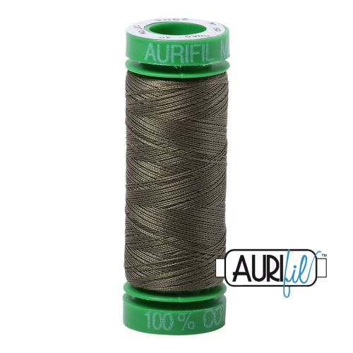 Aurifil Mako 40 kleur 2905 Army Green 150 meter Cotton