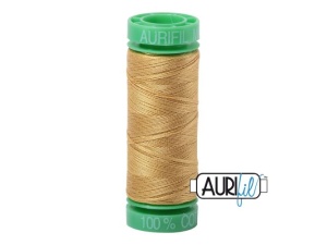 Aurifil Mako 40 kleur 2920 Light Brass 150 meter Cotton